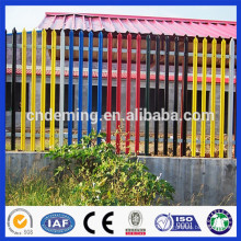 factory price & high quality galvanized palisade, Euro fence, PVC coated steel palisade fence